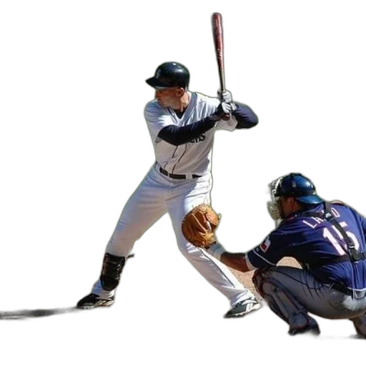 weapon, baseball, player, white transparent PNG cut-out