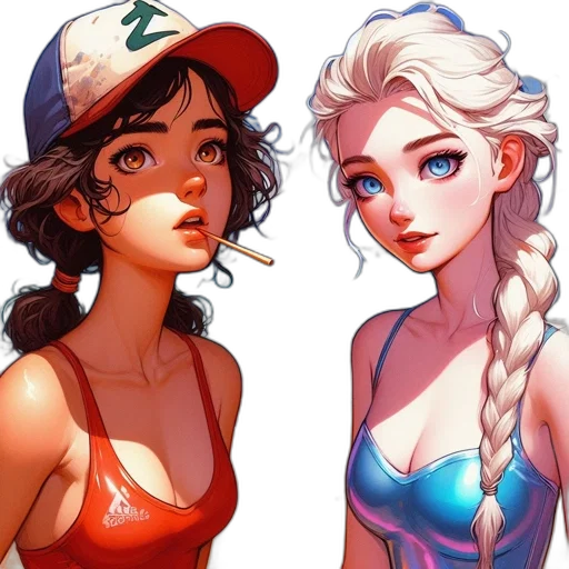 concept art, fantasy art, comic book art, pixel art transparent PNG cut-out