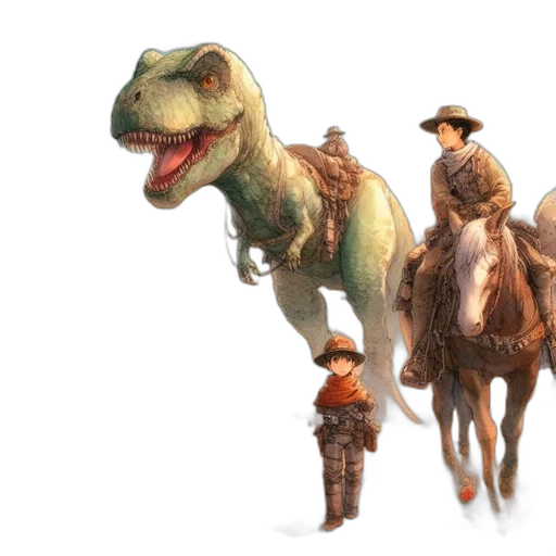 animal, concept art, 3d render, photorealistic transparent PNG cut-out