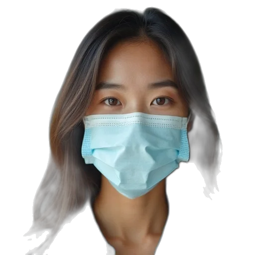 mask, face, staff, photorealistic transparent PNG cut-out