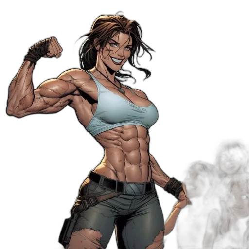comic book art, concept art, fantasy art, jungle transparent PNG cut-out