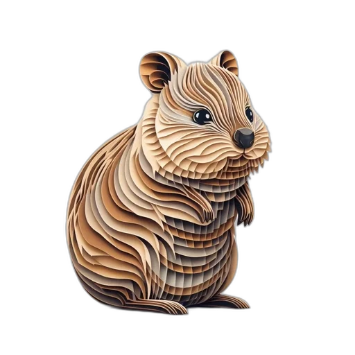 animal, creature, 3d render, photorealistic transparent PNG cut-out