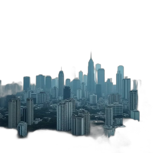 building, 3d render, concept art, photorealistic transparent PNG cut-out