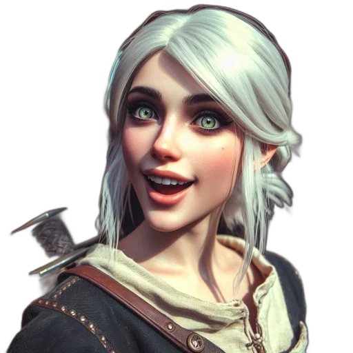 staff, face, weapon, fantasy art transparent PNG cut-out