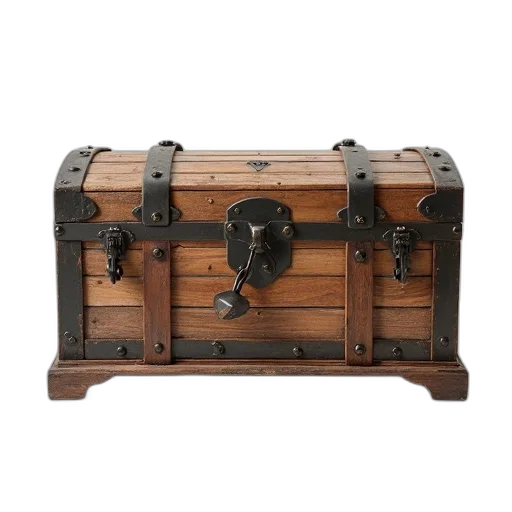 furniture, 3d render, rustic, wooden transparent PNG cut-out