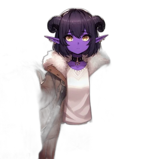staff, creature, dress, dragon transparent PNG cut-out
