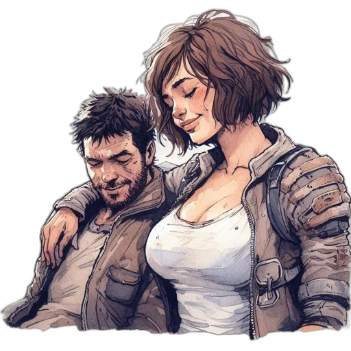 jacket, weapon, concept art, comic book art transparent PNG cut-out
