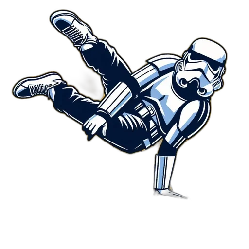 staff, robot, comic book art, concept art transparent PNG cut-out