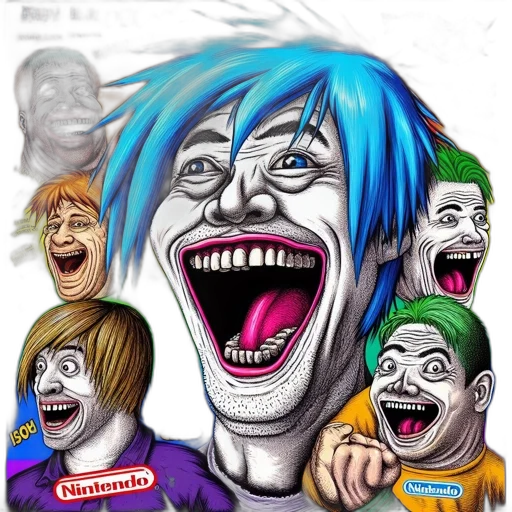 face, creature, mask, concept art transparent PNG cut-out