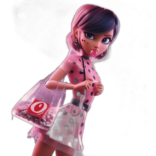 dress, robot, 3d render, concept art transparent PNG cut-out