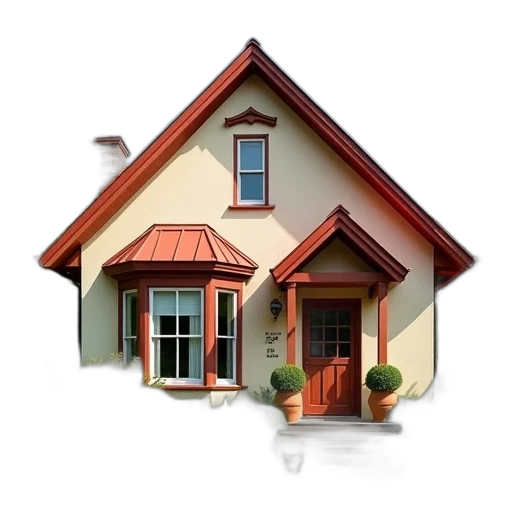 building, furniture, 3d render, photorealistic transparent PNG cut-out