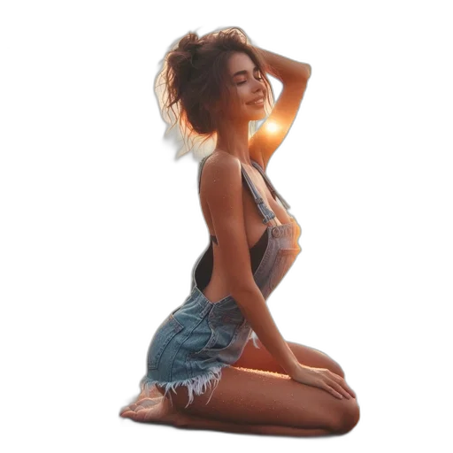 dress, photorealistic, concept art, 3d render transparent PNG cut-out
