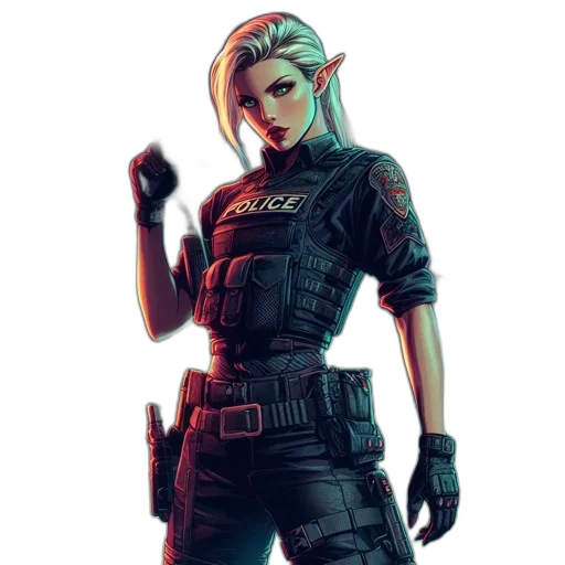 weapon, staff, jacket, face transparent PNG cut-out