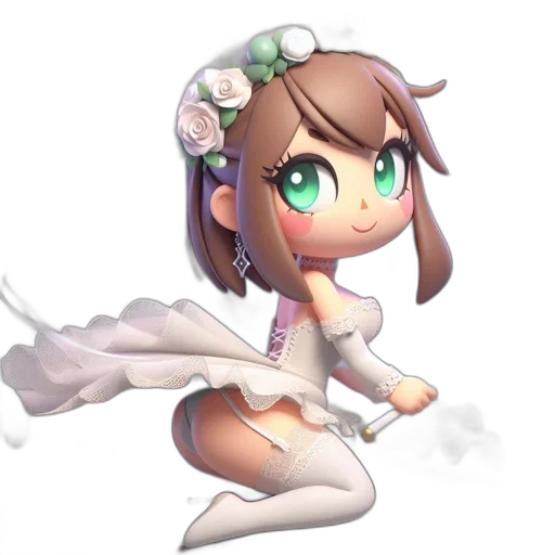 staff, dress, weapon, robot transparent PNG cut-out