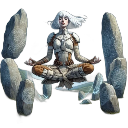 sword, robot, concept art, fantasy art transparent PNG cut-out
