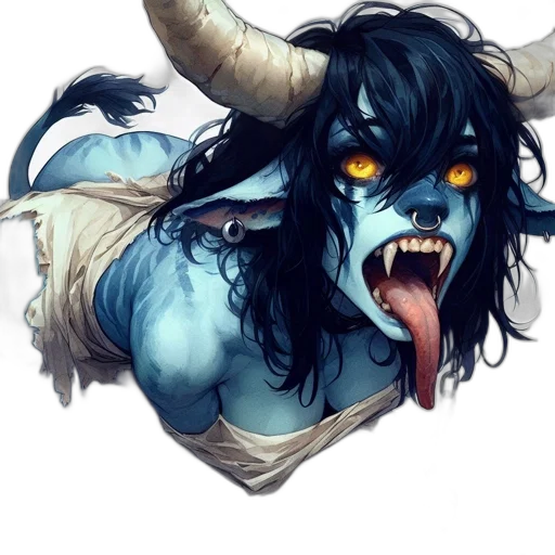 creature, fantasy art, concept art, comic book art transparent PNG cut-out
