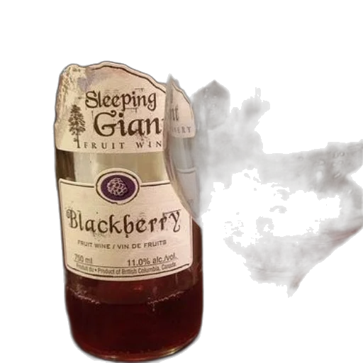 bottle, food, weapon, 3d render transparent PNG cut-out
