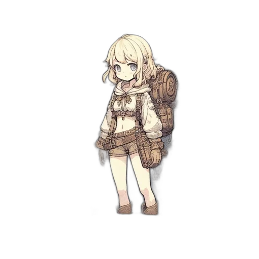 staff, weapon, jacket, dress transparent PNG cut-out