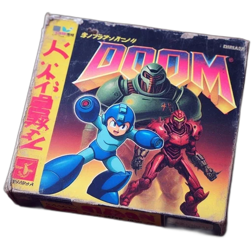 weapon, robot, vaporwave, vintage transparent PNG cut-out