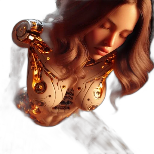 robot, jewelry, dress, crown transparent PNG cut-out