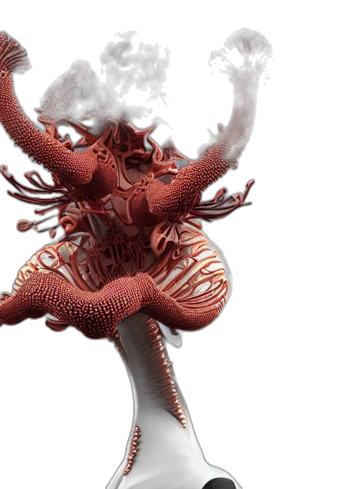 dragon, creature, concept art, 3d render transparent PNG cut-out