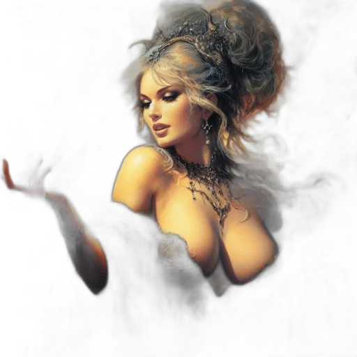 dress, jewelry, fantasy art, photorealistic transparent PNG cut-out