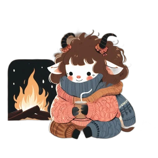 jacket, creature, staff, concept art transparent PNG cut-out