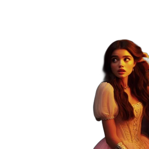 hair, dress, creature, concept art transparent PNG cut-out