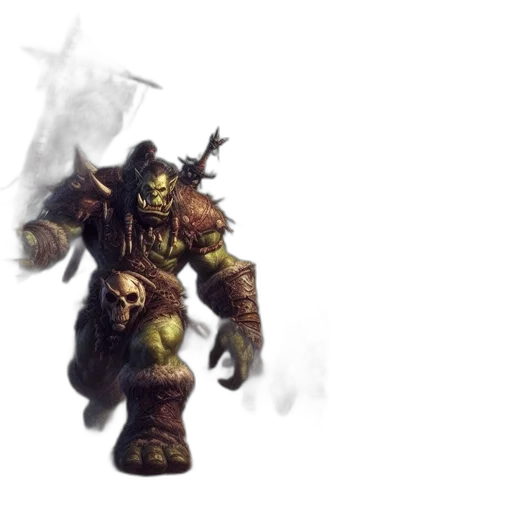 weapon, staff, creature, mask transparent PNG cut-out