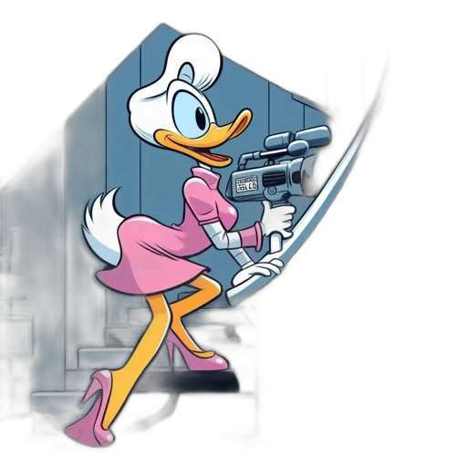 weapon, staff, robot, dress transparent PNG cut-out