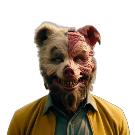 mask, animal, face, creature transparent PNG cut-out