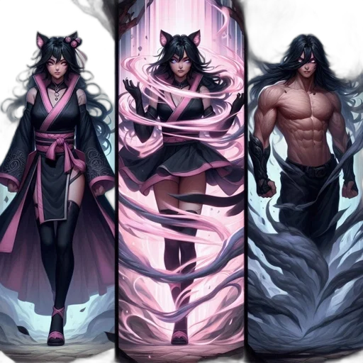 concept art, comic book art, fantasy art, anime transparent PNG cut-out