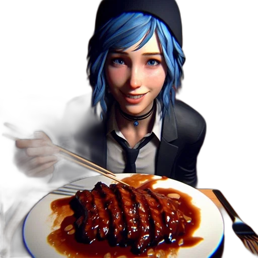 food, staff, face, photorealistic transparent PNG cut-out