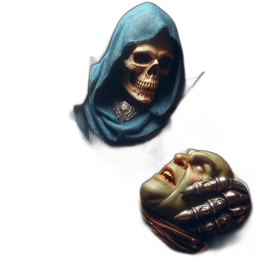 mask, concept art, 3d render, photorealistic transparent PNG cut-out