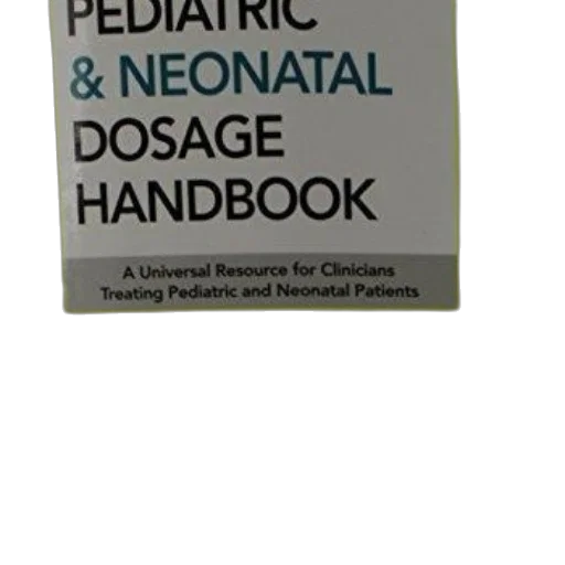 pediatric, neonatal, dosage, handbook transparent PNG cut-out