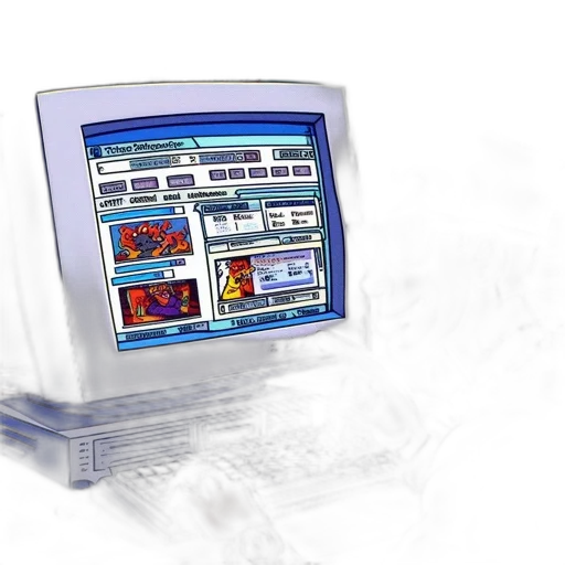 3d render, vaporwave, pixel art, animated transparent PNG cut-out