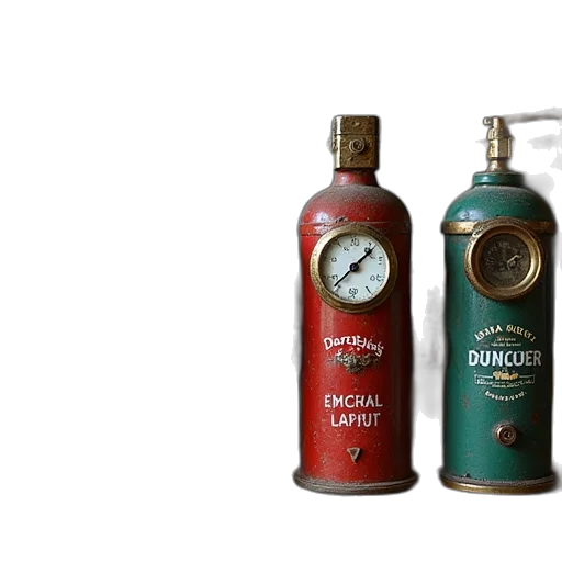 bottle, variety, gas, detectors transparent PNG cut-out