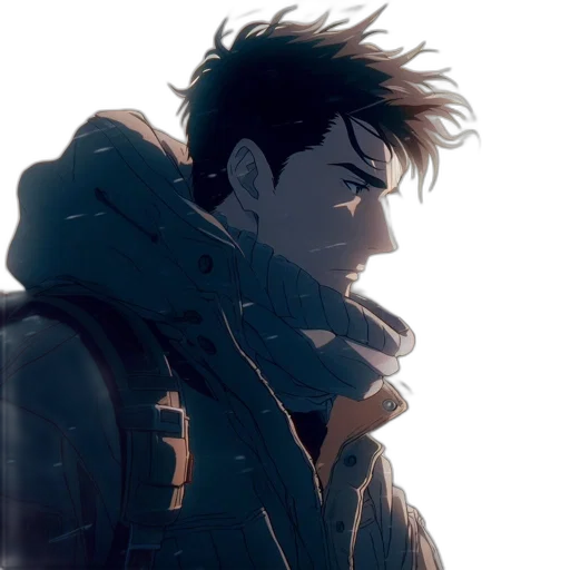 jacket, face, mask, concept art transparent PNG cut-out