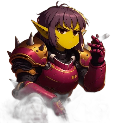 dragon, staff, weapon, mask transparent PNG cut-out