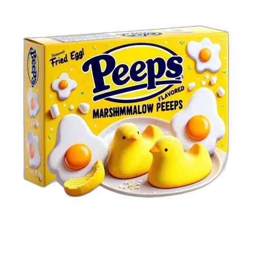 food, peeps, fried, eggs transparent PNG cut-out
