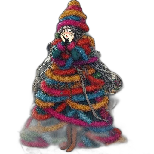 hat, dress, jacket, jewelry transparent PNG cut-out