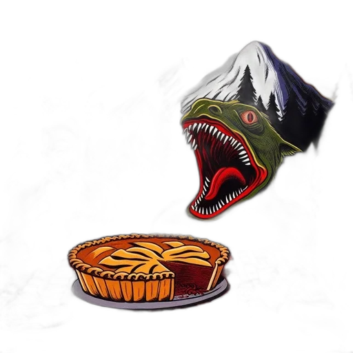 food, mask, creature, dragon transparent PNG cut-out