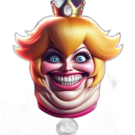 crown, face, mask, creature transparent PNG cut-out