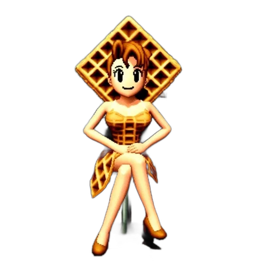 dress, crown, hat, staff transparent PNG cut-out
