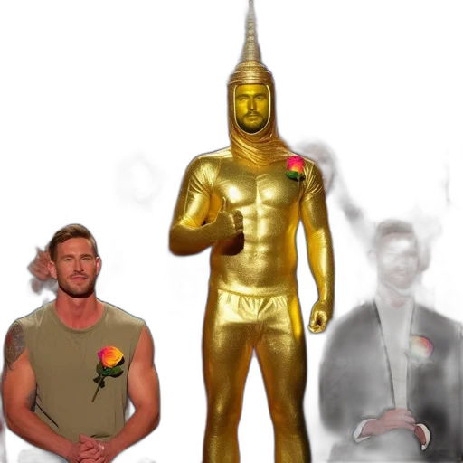 staff, crown, concept art, golden transparent PNG cut-out