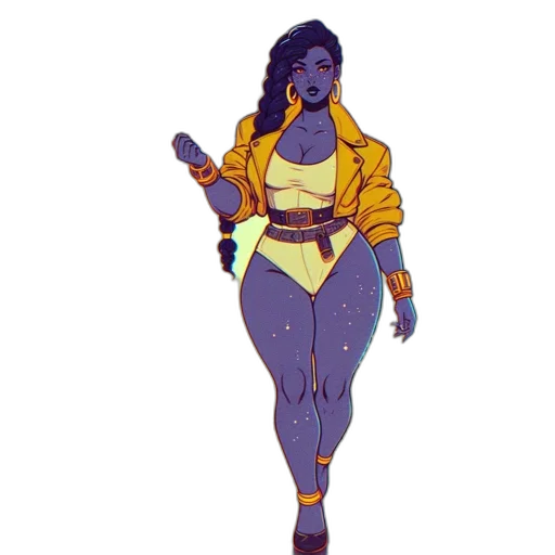 jacket, dress, staff, concept art transparent PNG cut-out