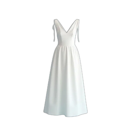 dress, side, paneled, halve transparent PNG cut-out