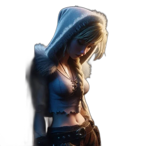 jacket, weapon, concept art, fantasy art transparent PNG cut-out