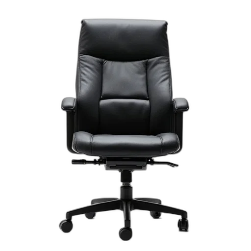 furniture, staff, 3d render, black transparent PNG cut-out