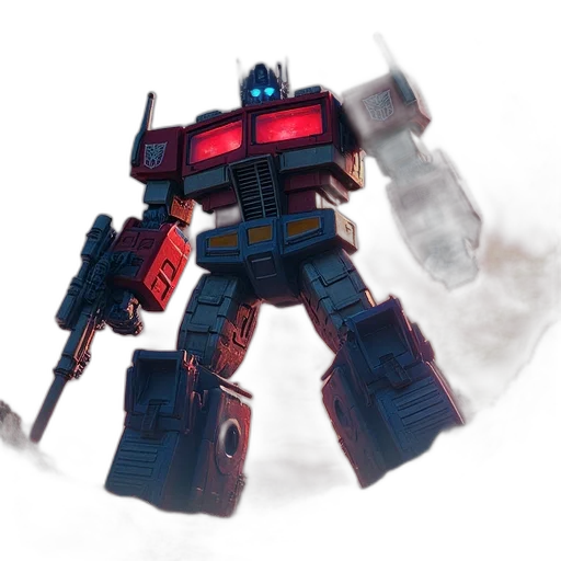 robot, weapon, concept art, 3d render transparent PNG cut-out